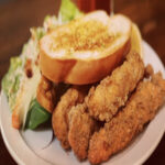 Chicken Fingers with Garlic Toast